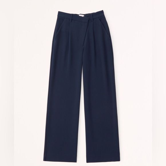 Abercrombie & Fitch Pants - NWT A&F Navy Tailored Ultra Wide Leg Pant sz 4